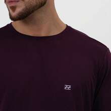 Kit 2 Dry Fit Polyamide T-Shirts - Blanco / Vino - Ver 5