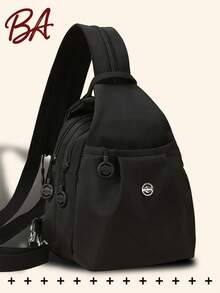 多隔层防盗尼龙背包，女士钱包，多功能时尚日常包，轻便多口袋旅行包，大容量简约背包，便捷背包，适合学生、护士、教师、商务人士、旅行、通勤、购物、办公、约会、徒步、训练、工作，生日礼物、节日礼物，背包 - 彩色 - 查看 20