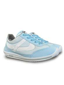 tenis hombre mujer choclo PANAM unisex bajos zapatillas casuales de lona planos de gran calidad baratos moda 22mx 31mx ideal para combinar con todo skate choclo gimnasio cómodos al caminar basicos azul cielo 991115220 - azul real - Ver 4