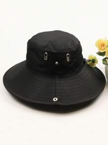 قبعة شمس جديدة مع حماية من الشمس قبعة صيد وتسلق الجبال طراز كاوبوي غربي للرجال والنساء قبعة دلو بسحاب