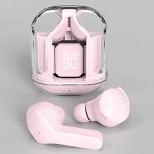 全新 Tws 无线蓝牙耳机透明电源数字显示立体声耳机蓝牙耳机无线 LED 数字显示耳机适用于所有智能手机 - 均碼 - 查看 7