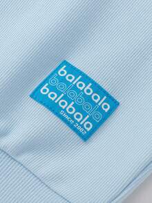 Balabala Kids 2 Pieces Set 2025 Fall New Sporty Casual Comfortable - Blue Tint - View 6