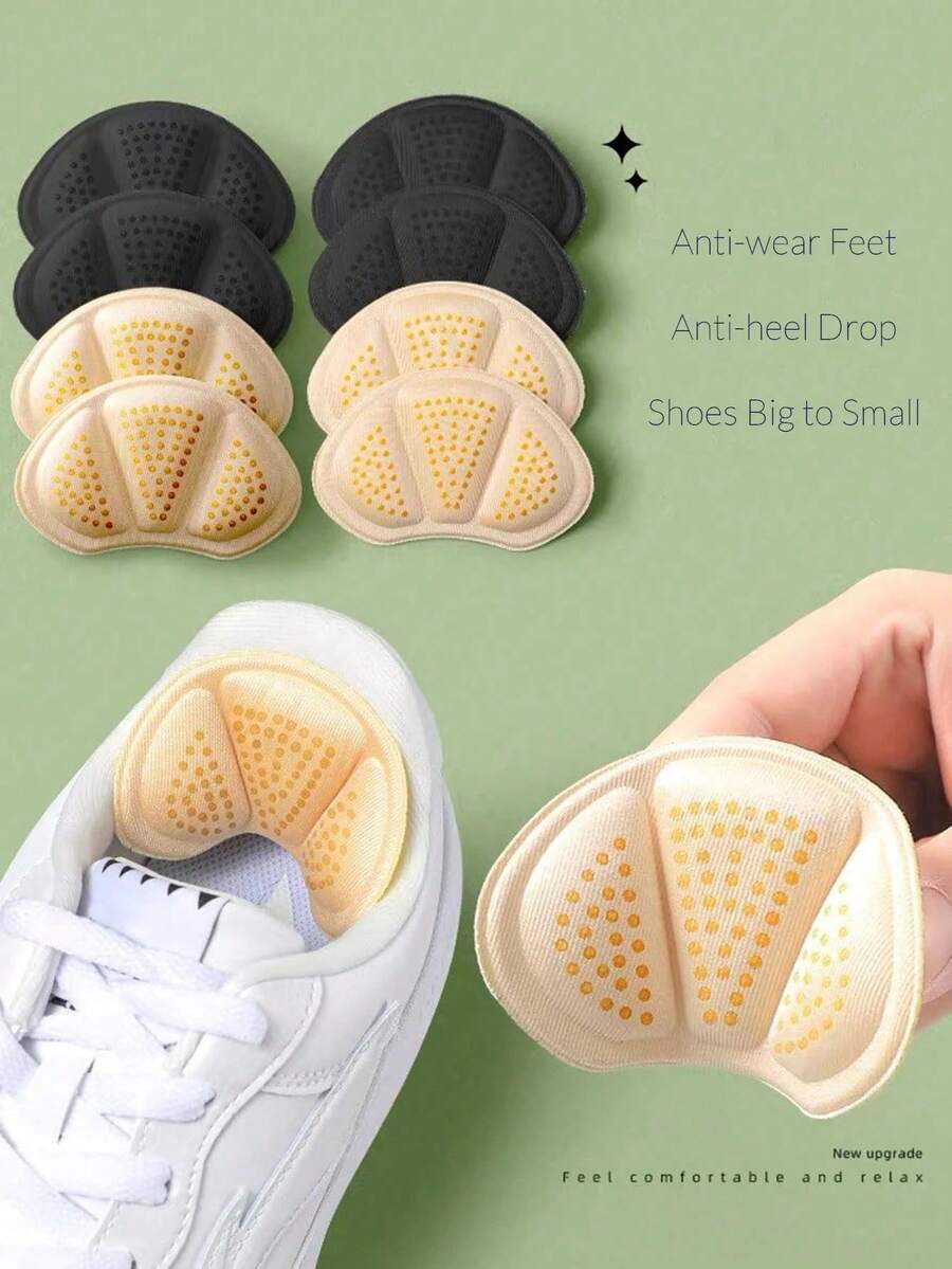 Sneaker Hack: Shoe Size Adjuster - Anti-Slip Heel Pad, Anti-Friction Heel Liner, Half Size Up/Down Inserts For Sneakers - Multicolor - View 1