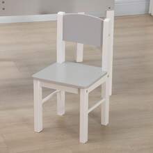 HOMCOM Kids Table And Chair Set 2 In 1 Activity Play Table For Bricks Toddler Furniture W/Storage Space, Ideal For Reading, Arts & Crafts - Grey - Grey - View 8