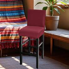 Waterproof Dining Chair Covers Stretch Chair Covers For Dining Room Chair Protectors Covers - Red - View 2