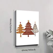 1pc Framed Canvas Poster, Wall Art Canvas Paintings, Ideal Gift For Bedroom Living Room Corridor, Wall Art, Room Decoration - White - View 10