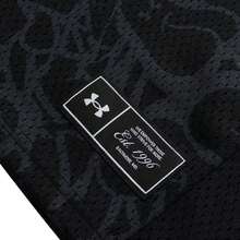 Under Armour Zone Pro 男士网眼印花篮球服，训练服 6000369-001 - 黑色 - 查看 5