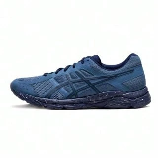 ASICS 男式缓震舒适跑步鞋 GEL-CONTEND 4T8D4Q - 藍色 - 查看 1