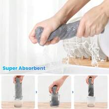 12 Pack Cleaning Cloth,Ultra Soft Absorbent Quick Drying Microfiber Cleaning Rags,No Scratches,Reusable,Washable,Lint Free Cleaning Towels For Kitchen,Window,Glass,Car,12"*12"(Dark Grey),7324588 - 深灰色 - 查看 5