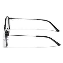 A Pair Of Balenciaga Women's Fashion Style Glasses, Transparent Lenses & Black Frames Classic Plain Optical Glasses (Unisex), Suitable For Couples, Travel, Autumn Wear, Campus Style, Self-Driving, Taking Photos, And Parties. A Great Gift - Black - View 5