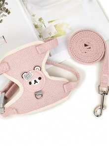 Cat Leash For Outdoor Walking, Cat Vest Style Chest Harness, Small Dog, Pet, Anti Running Dog Leash