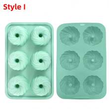 迷你硅胶纸杯蛋糕模具，迷你松饼模具 24 个硅胶模具，不粘迷你硅胶蛋挞模具，适用于纸杯蛋糕、迷你松饼、布朗尼 - 彩色 - 查看 23