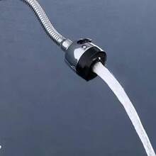 Grifo ajustable - Grifo de lavabo flexible giratorio, superficie cromada, adecuado para cocina y baño modernos, de granja o industriales, de múltiples funciones, diseño de metal de moda, núcleo de válvula, instalación DIY