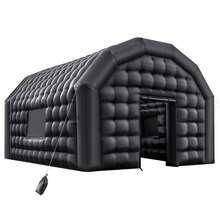 Inflatable Nightclub, 17.72 X 16.4 X 13.9 Ft Inflatable Party Tent With 680W Blower & Sandbag, Ventilated Blow Up Night Club With 2 Windows, Air Cube House For Event Birthday Wedding Party - US B Type Plug(110-127V) - View 8