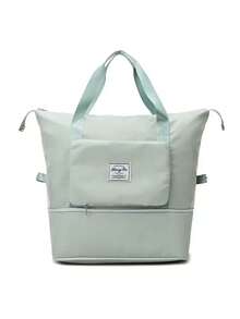 1 件牛津布旅行袋，可扩展和折叠，干湿分离，男女通用行李袋 - 彩色 - 查看 13