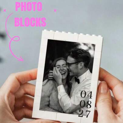 Quà tặng ảnh cặp đôi cá nhân hóa, Kỷ vật kỷ niệm, Quà tặng Giáng sinh, Khối xây dựng hình khối nhớ, Quà tặng lãng mạn, Quà tặng cặp đôi, Quà tặng kỷ niệm ngày cưới, Kỷ niệm đặc biệt/Lễ kỷ niệm sinh nhật/Trưng bày ảnh gia đình/Trang trí nhà cửa và văn phòng/Quà tặng cho bất kỳ dịp đặc biệt nào