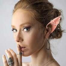 2 Stücke Ohrschmuck, mit Kunstperlen Halskette & Strass Schmetterling, lange & kurze Stile, geeignet für Festivals, Partys, Halloween, Weihnachten, Cosplay - Verschiedenfarbig - Übersicht 4