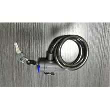 1pc,Anti-Theft Bike Lock With Keys – Lock, Lock With Key, Door Lock, Lock For Door, Mountain Bike Lock, Road Bike Lock, Bicycle Lock, Portable Rubber Ring Lock, Durable Steel Core, Cut-Resistant, Weatherproof, Easy To Carry/Store