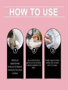 2pcs Sneaker Cleaner, Portable No-Rinse Cleaner For White Shoes And Dirty Sneakers