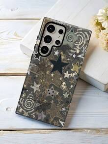 A Stylish Phone Case That Does Not Include A Lanyard Or Stand. This Whimsical 2-In-1 Retro Collage Phone Case Features An Aesthetic Star Design And Abstract Art Design. It Is Compatible With Samsung Galaxy S25/S25 Plus/S25 Ultra/S24/S24 Plus/S24 Ultra/S24 FE/S23/S23+/S23 Ultra/S22/S22+/S22 Ultra/S21/S21+/S21 Ultra/S20 Ultra/A71/A56/A55/A54/A53/A52/A34/A26/A15/A16/A14/A13/A06 And  17, 17 Air, 17 Pro, 16, 16 Plus, 16 Pro Max, 15 Plus, 15 Pro, 15 Pro Max, 14, 14 Plus, 14 Pro, 14 Pro Max, 13, And 13 Pro Max. - 多色 2 - 查看 6