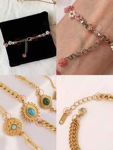 100-200 chiếc/lô Vòng nối kín bằng thép không gỉ dùng làm đồ trang sức, vòng đơn, phụ kiện làm khuyên tai, vòng tay, dây chuyền, móc khóa. - Vòng miệng kín - Xem 9