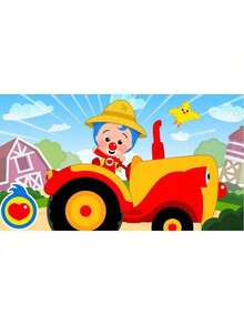 Plim Cartoon Background Birthday Party Photography Pig Photo Rainbow Background Decoration Props Banner Personalized 02 - Trắng 3 - Xem 3