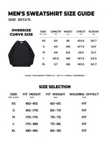 Áo nỉ nam cotton mùa thu/đông lót ấm cổ tròn áo nỉ ngoại cỡ vừa vặn thoải mái áo nỉ thường ngày áo khoác ngoài áo phong cách đường phố đa năng kiểu dáng thể thao tay dài thích hợp cho thời tiết lạnh lớp lót lông cừu chải kỹ áo dài tay thoải mái cho nam - màu xanh đậm - Xem 6