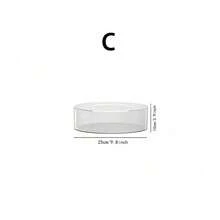 Acrylic Fillable Cake Piping Nozzle Round Rack Divider Display Stand, Suitable For Wedding, Birthday And Dessert Table, Fashionable Design And Hospitality - Clear - View 4