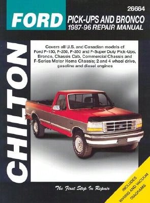 Pre-Owned Ford Pick-Ups And Bronco, 1987-96 (Paperback) By Chilton Automotive Books, The Nichols/Chilton, Chilton - Single Book - View 1