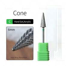 1/3 Mũi khoan móng hình nón chuyên nghiệp 3/32" - Mũi khoan cacbua vonfram đa năng dùng để loại bỏ sơn gel và chăm sóc biểu bì - Nhiều màu - Xem 8