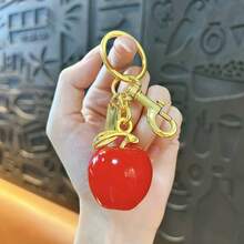 1pc Creative Cute Pear Shaped Keychain, Fashion Bag Pendant, Car Key Chain, Couples Small Gift, Backpack Decor - Multicolor - View 20