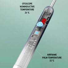 Ear Wax Removal Tool With  Ear Set - Ear Canal Cleaner With 1080P Camera - Ear Cleaning Kit With Scoops - Ear Wax Cleaner With Camera-Ear Pick For IOS & Android - 白色 - 查看 2