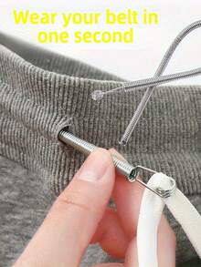 Lightweight Threader Tool, Suitable For Various Sewing Activities, Household Sewing Tool, Cord/Ribbon Threader, Flexible Threader, Multipurpose Elastic/Belt Threader, Cord/Ribbon Assist Device, Spring Eye Threader - Multicolor - View 1