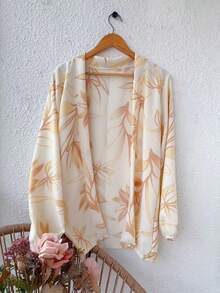 Dune Cardigan Kimono - Patrón beige - Ver 1