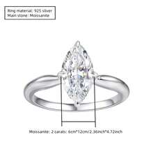 KAHOOT A 925 Silver 14K Gold-Plated Marquise Moissanite Simple Retro Style Couple's Ring For Men And Women, Suitable For Wedding Banquets, Parties, Daily Wear, Vacations, Travel, Valentine's Day, Mother's Day, Christmas, Halloween, Thanksgiving, Carnival, Birthdays, Anniversaries And Gifts.