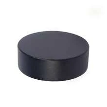 1pc Rubber Curved Hockey Puck, Curved Hockey Ball - Stackable Foam Core With Rubber Surface, For Indoor/Outdoor/Tabletop Use - Suitable For Street, Roller, Floor Hockey Training - Durable For Youth, Adult, Home, School, League, Recreation Play, Smooth Textured Grip, Suitable For Indoor Practice And Classic Training, Black, Practice Equipment, Stylish Ball Design, Durable Structure