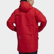 CNY Series Training Print Hooded Fleece-Lined Woven Jacket Men Tops Light-Scarlet - Nhiều màu - Xem 4