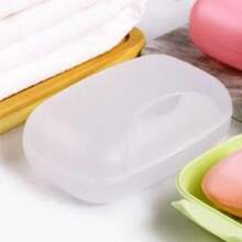 1 件时尚创意便携式旅行防水密封肥皂盒带盖和锁，个性化肥皂盒 - 彩色 - 查看 9