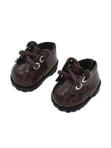 1-3pcDoll Clothes Accessory, Leopard Print Strap Jumpsuit, Key Chain Decor - Multicolor - View 8