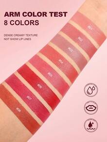 HANDAIYAN 4g Moisturizing Waterproof Long-Lasting Natural Lipstick, Suitable For Halloween, Christmas, Autumn/Winter, Makeup Parties, Fashion, Campus, Daily Wear