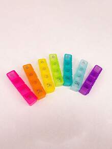 Hộp đựng thuốc 28 ngăn, 7 ngày, hộp đựng thuốc thiết yếu khi đi du lịch, hộp đựng thuốc bằng nhựa PP di động, hộp đựng trang sức mini không mùi, thiết kế nắp lật, quản lý thuốc hàng ngày tiện lợi. Hộp đựng thuốc bằng nhựa lớn 21/28 ngăn, 7 ngày, màu cầu vồng, hộp đựng thuốc hàng tuần khi đi du lịch, hộp đựng thuốc di động, thích hợp cho gia đình, văn phòng và các hoạt động ngoài trời. - Nhiều màu - Xem 3