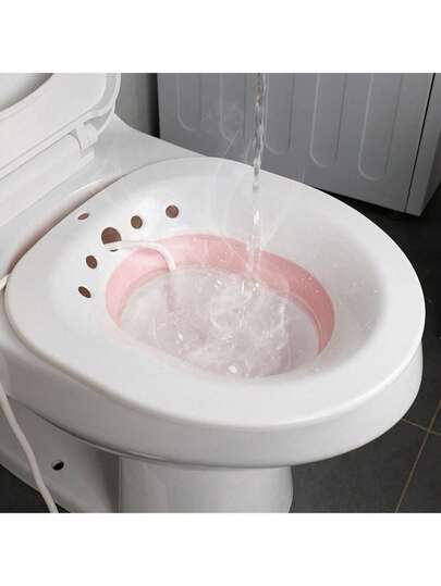 1PC Foldable Bidet For Toilet Or Matched Cleaner – Hygienic Personal Cleansing , Handheld Bidet Sprayer For Toilet , High Temperature Resistant , Low Pressure Design For Gentle Cleaning , Space-Saving Sitz Bath For Bathroom , Perfect For Girls Personal Cleaning Bathroom Accessories Bathroom Tools