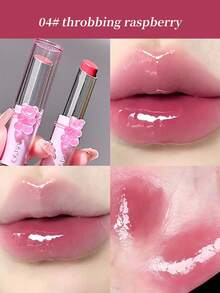Cappuvini Moisturizing & Hydrating Mirror Gloss Plump Lip Tint, Natural Color, Bear-Shaped Solid Lip Balm, Long-Lasting & Transfer-Resistant, Versatile Lipstick - Nhiều màu - Xem 10
