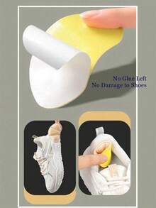 Sneaker Hack: Shoe Size Adjuster - Anti-Slip Heel Pad, Anti-Friction Heel Liner, Half Size Up/Down Inserts For Sneakers - Multicolor - View 5