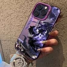 Funda de Nivelación Anime Solo compatible con Samsung Galaxy S25 S24 S22 Ultra S23 FE S21 Plus A56 A36 A55 A35, funda dura coreana a prueba de golpes, compatible con funda de  17, funda de  17 Pro, funda de  17 Pro Max - S17167 - Ver 8