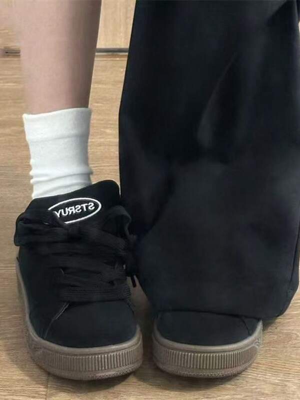 Neue modische, vielseitige, lässige und bequeme Schnürsneaker für Damen zum Tragen Outdoor