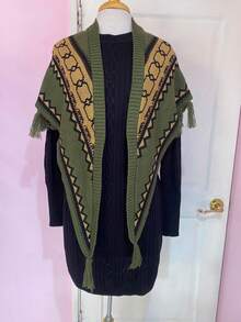 Women Sweater Co-Ords - Olive Green - View 2