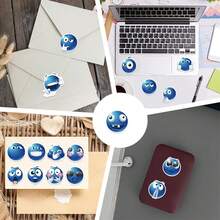 50 Piezas Pegatinas de Frijoles MEME de Dibujos Animados Azules, Pegatinas Lindas, Pegatinas Divertidas, Pegatinas Geniales, Pegatinas Caprichosas para Decoración para Adultos, Pegatinas de Graffiti, Pegatinas Estéticas, Pegatinas de Vinilo Impermeables para Botellas de Agua, Hidroflask, Guitarra, Equipaje, Teléfono, Estuche, Portátil, Monopatín, Regalo