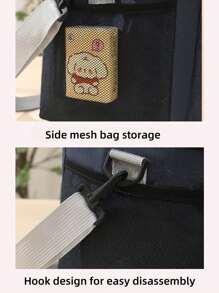 1pc Double Layer Insulated Lunch Box Bag For Office Workers, Large Capacity Hand-Held Bag For Students To Bring Food, Insulated Bag For Lunch Boxes, Outdoor Picnic Bag, Home Decor, Party & Christmas Storage - Multicolor - View 6