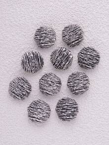 12 chiếc cúc kim loại tròn kiểu cổ điển với sọc bất đối xứng, thích hợp cho áo len, áo khoác, áo jacket, áo khoác thường ngày, giày dép, mũ, hộp quà và các dự án DIY khác. - Nhiều màu - Xem 7